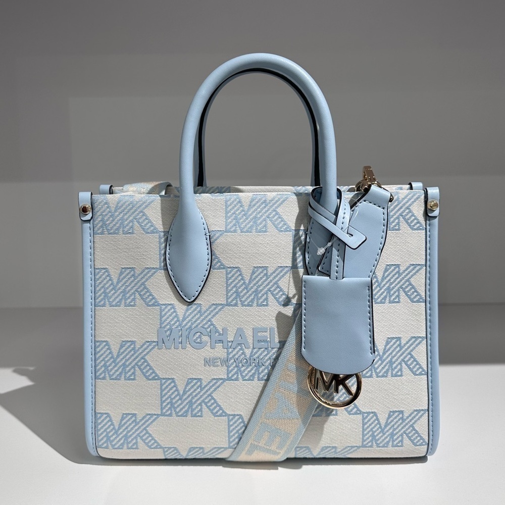 Michael Kors Mirella Small Logo Jacquard Crossbody Bag